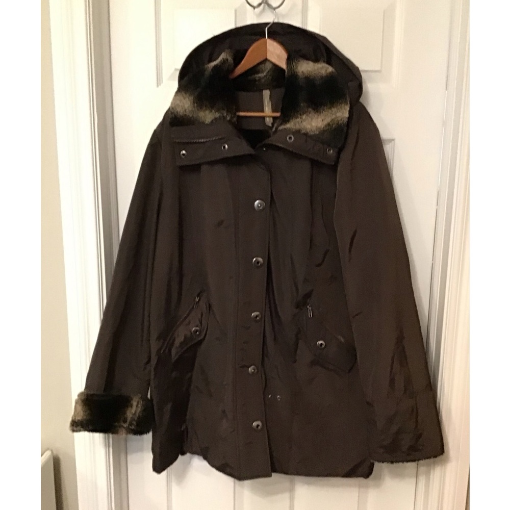 Plus size Pennington’s hooded winter jacket